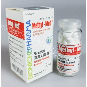 Methyl-Med Bioniche Pharma (Methyltestosterone) 60tabs (25mg/tab) Bioniche Pharmaceuticals